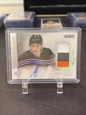 Tyson Foerster 2023-24 Upper Deck Premier Hockey 3 Color RPA 15/99 Flyers