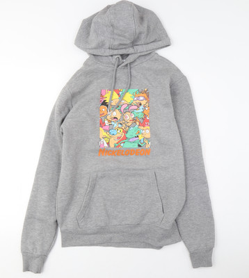 Nickelodeon Unisex Grau Pullover Hoodie M