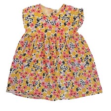 Tea Collection Girls Yellow Floral Dress Size 10 Years