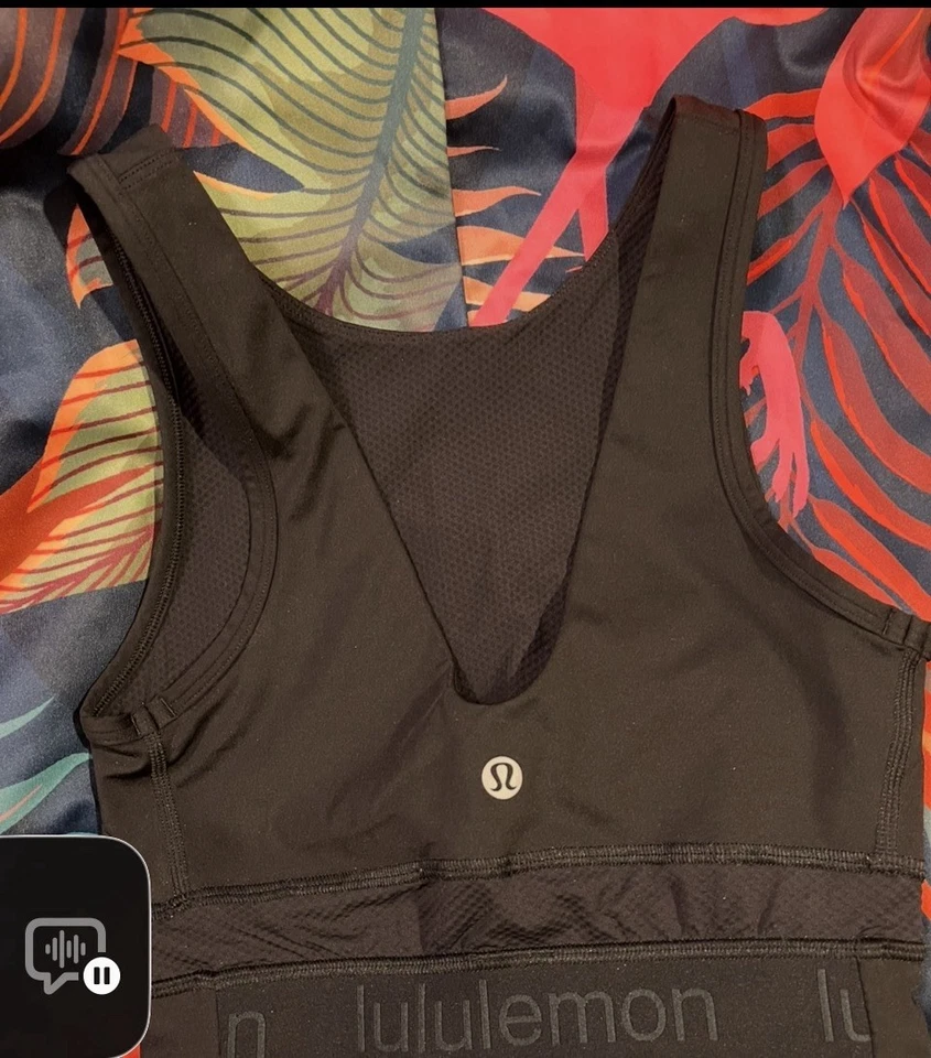 Lululemon Ivivva Sports Bra Girls Youth Size:2-4 Black Activewear Bra Black - Image 3 of 3