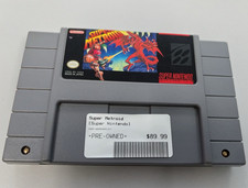Nintendo Super Metroid SNES NTSC-U/C (US/Canada) Action Adventure Cartridge