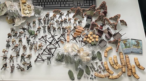 200+ Piece Lot Forces Of Valor Unimax Ultimate Soldier 1:32 WWII Accessory