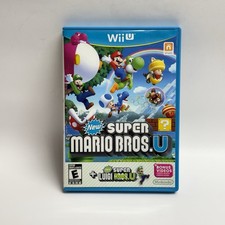 New Super Mario Bros. U / Super Luigi U (Nintendo Wii U) Tested Disc MINT Cond