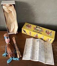 Vintage 1964 HUCKLEBERRY HOUND Pelham Puppet Toy Marionette SL With Box & Paper