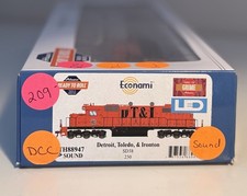 Athearn HO SD38 Detroit Toledo & Ironton #ATH88947 #250 DCC Sound LED NEW