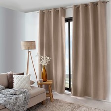 ED Curtain - Polyester - 135 x 240cm - Natural - Nordica Collection - Finished...