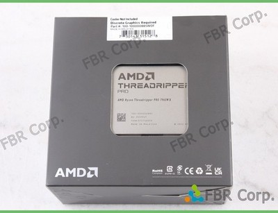 New AMD Ryzen Threadripper PRO 7965WX 4.2GHz 24 Core sTR5 CPU 100-000000885 LOT