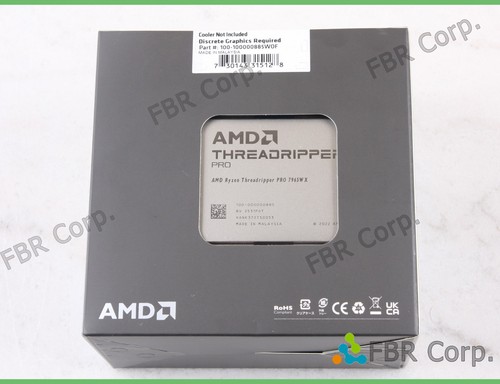 AMD Ryzen Threadripper PRO 7965WX Processor (5.3 GHz, 24 Cores, Socket sTR5) Tray - 100-000000885