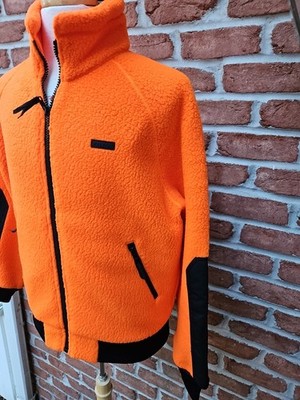 Filson Men's Medium Sherpa Fleece Jacket. Flame Orange. | eBay