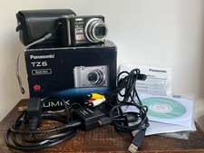 Lumix Panasonic Leica DMC-TZ6 10.1 MP point & shoot x12 digital compact camera