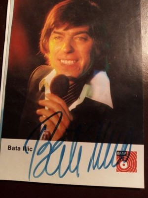Bata Illic, Autogramm, Zustand: gut.