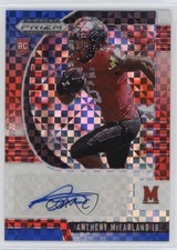 2020 Prizm Draft Picks Red White & Blue 35/99 Anthony McFarland Jr #234 Auto d4v