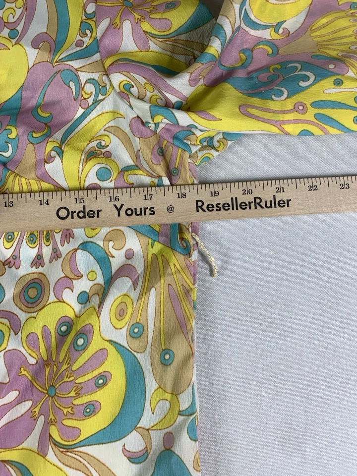 Mini Vestido De Colección Psicodélico Años 60 Para Mujer Pequeño Mod Cambio Brillante Retro GOGO Cachemira Foto 2 de 4