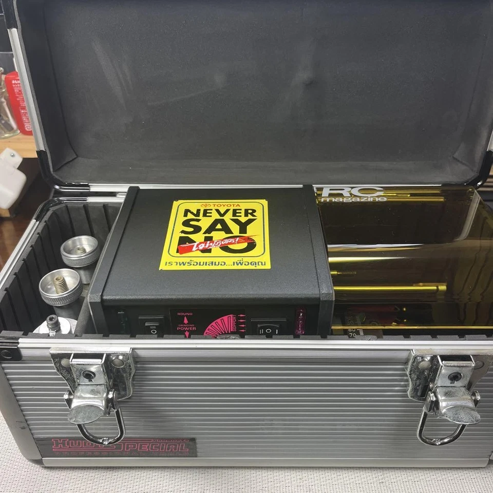 Hudy Tire Truer/Setter With Hubs Rc Car Tire Lathe Precise Adjustable - Image 2 of 4