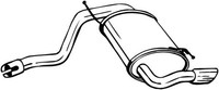 Bosal EndschalldäMpfer NachschalldäMpfer 200-251 FüR Duster Dacia SUV Dci 4X4