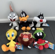 New Looney Tunes 7  Plush Set Of 6 Bugs, Daffy, Taz And More, Toy Factory 2025