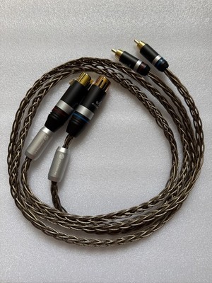 ATAUDIO HiFi 2RCA to 2XLR Female Audio Cable OCC Silver Plated (1 meter)