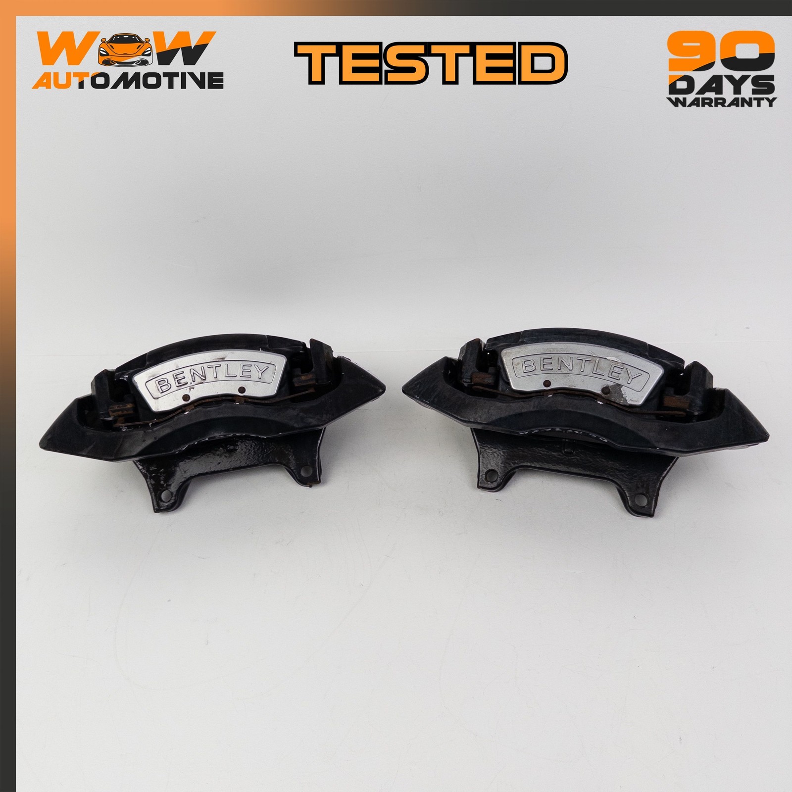 06-13 BENTLEY CONTINENTAL FLYING SPUR FRONT LEFT RIGHT BRAKE CALIPER SET OEM
