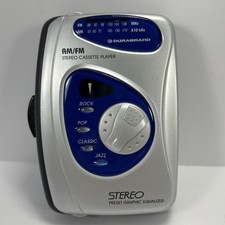 Durabrand 1129 Stereo FM/AM/Cassette Player with Belt Clip - ONLY RADIO WORKS