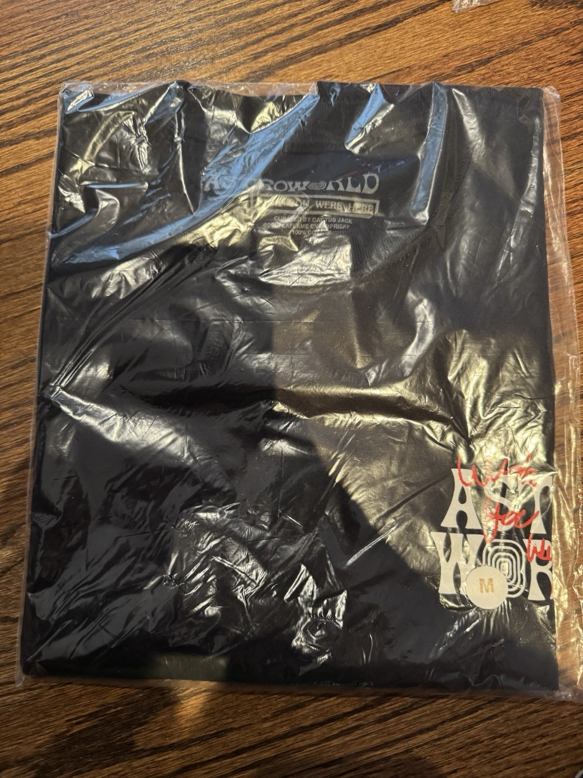 Travis Scott Astroworld Tour Wish You Were Here Tee 100% Authentic Size Medium ✅