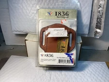 TAGUA 1836 BRAND LEATHER FOLDING KNIFE SHEATH. LARGE 5 INCH TAN. NEW