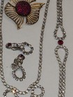 Large Lot Of Antique Vintage Jewelry Rhinestones Resale — photo 8