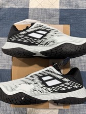 New 2026 Babolat Men  s Propulse Fury 3 All Court Tennis Shoes Blk/ Illusion Blue