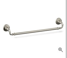 Kohler Artifacts K-72568-SN 24" Wall Mounted Towel Bar Bathroom Polished Nickel