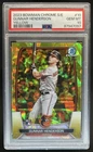 2023 Bowman Chrome Sapphire Gunnar Henderson RC Yellow #/50 Orioles PSA 10