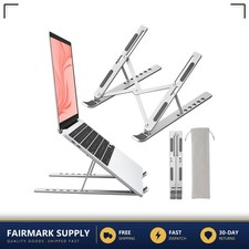 Aluminum Laptop Stand Adjustable Ergonomic Notebook Riser for 10-15.6 Inch
