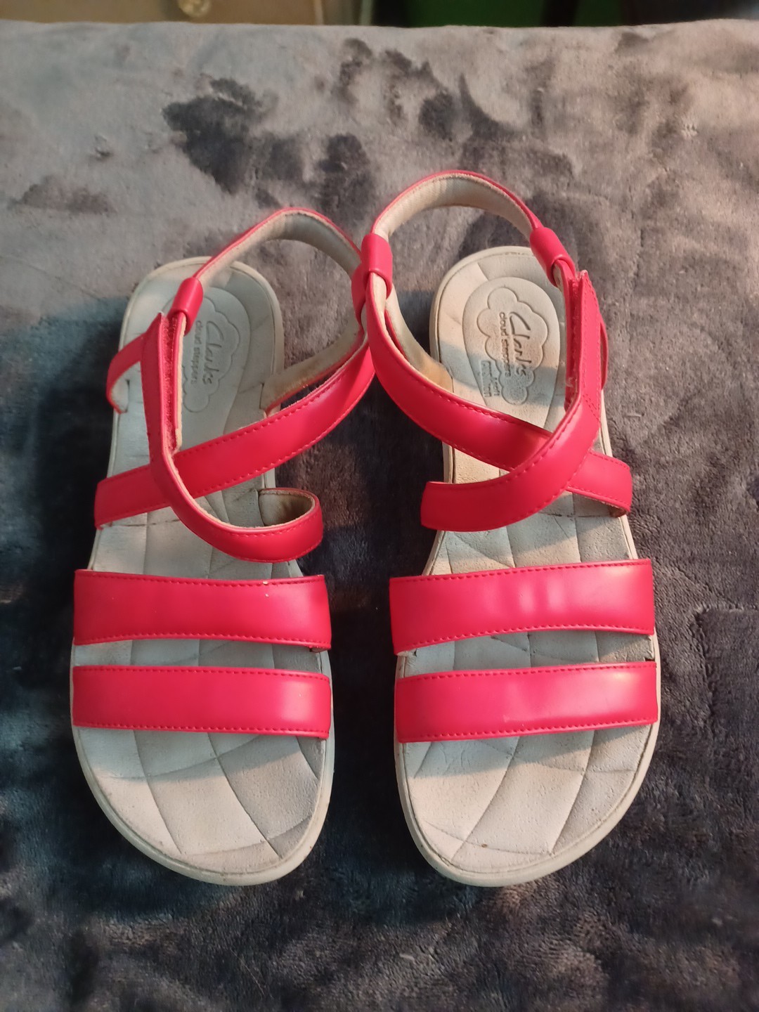 APL Scarpe sandali gladiatore Clarks Red Cloudsteppers Sillian Spade multi cinturino 8 5 M