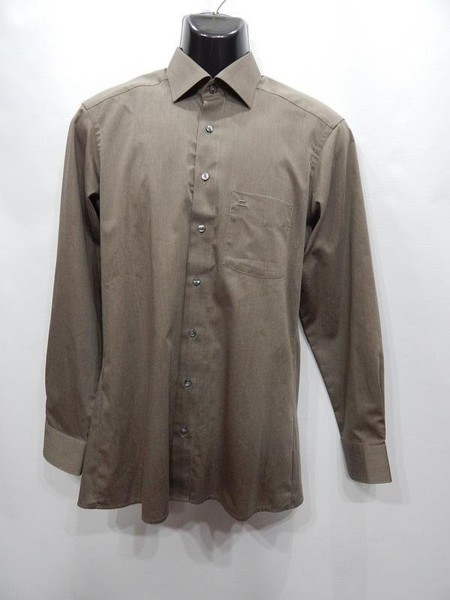 Men Olymp Shirt Khaki Cotton 38 / M / 46
