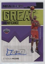 2016-17 Panini NBA Hoops Great SIGnificance E'Twaun Moore #66 Auto 1dm4