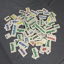 Barker Creek 140+ Learning Magnets Words Educational Learning Manipulative