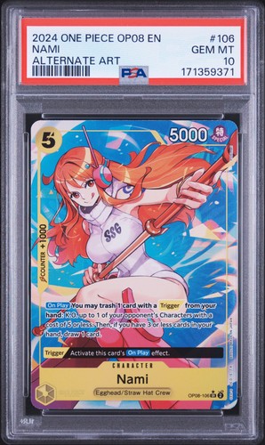Nami (Parallel) graded PSA 10 for sale on eBay