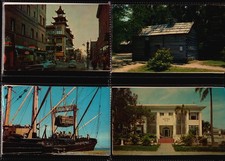 HUGE LOT 50 USA  POSTCARDS-CHROME MIXED STATE...