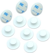 10 PCS Self-Stick Drawer Knobs Cabinet Knobs Handle Helper Kitchen White