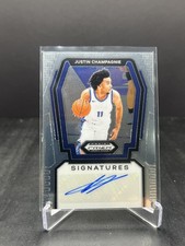 2024 Panini Prizm Draft Justin Champagnie Signatures Autograph Auto #S-JCM