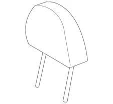 Genuine Subaru Headrest 64061SG030LL
