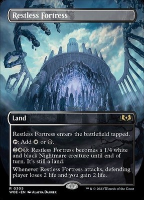 Restless Fortress Borderless Regular - Wilds Of Eldraine MTG-NM
