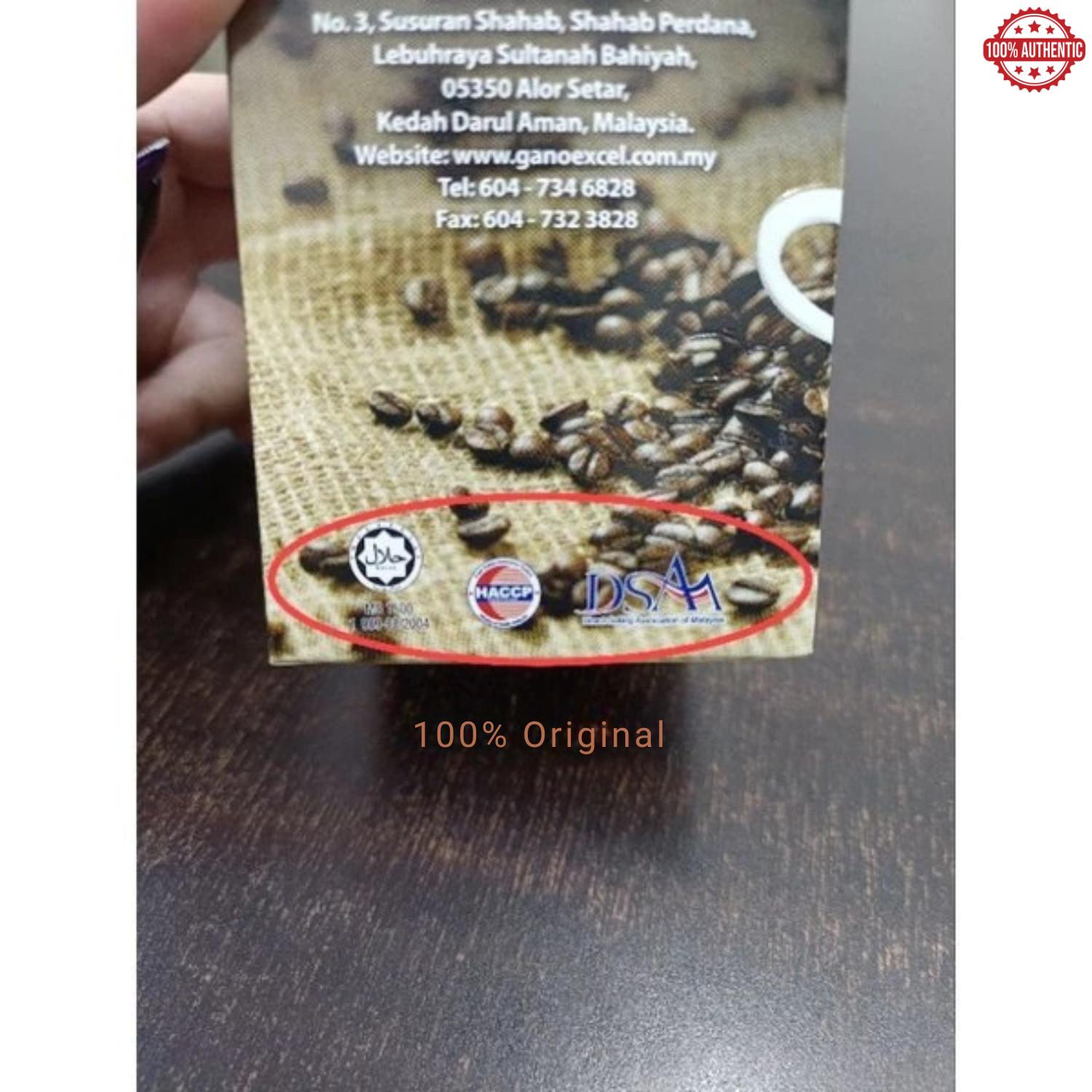 10 X Gano Excel Cafe Ganolicious 3 in 1 Original Coffee Ganoderma Reishi