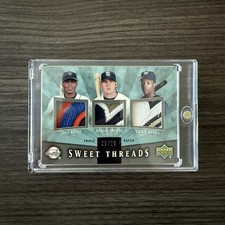 2004 Upper Deck - Jose Reyes, Khalil Greene, Rickie Weeks #STT-RGW - /25