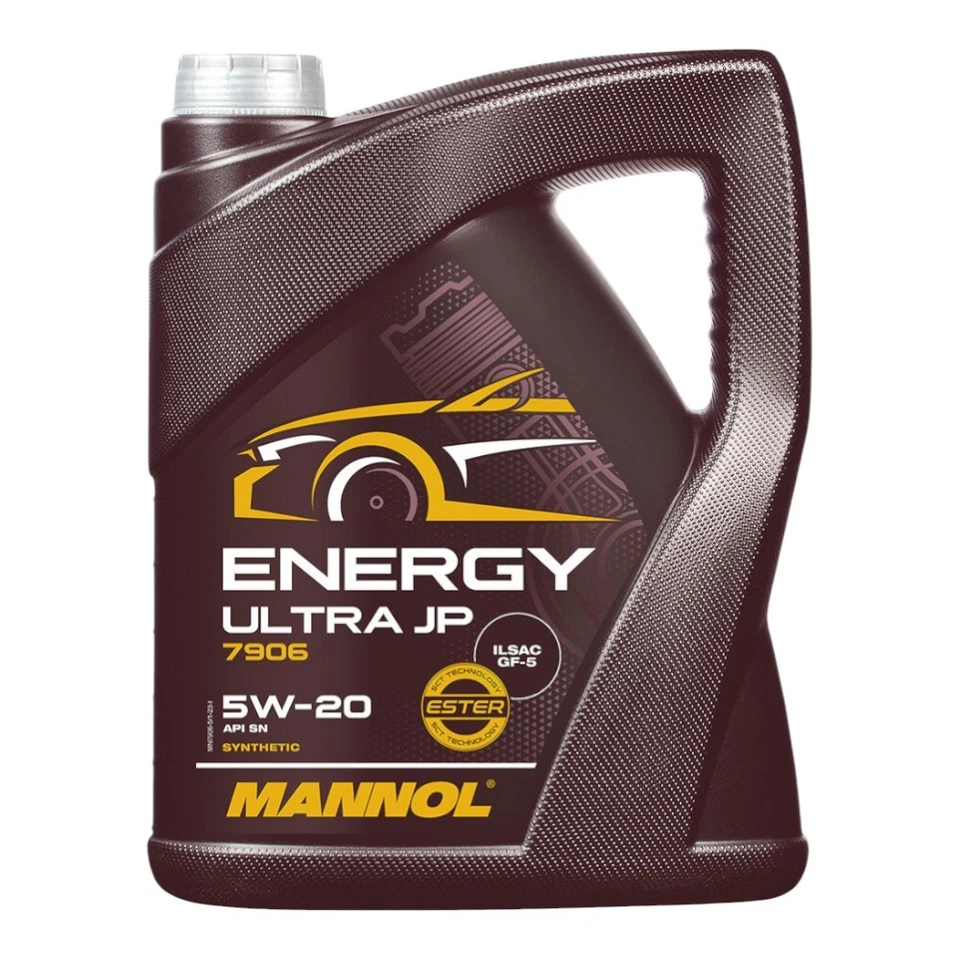 Bosch Filtro de Aceite 6L mannol Energía Ultra JP 5W-20 para Mazda 323 III - Imagen 4 de 4