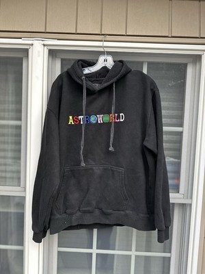 Astroworld Travis Scott Cactus Jack Wish You Were Here 2018 Tour Hoodie Large