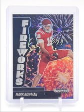 MARK BOWMAN 2025 PANINI PRIZM BLACK FIREWORKS BLACK 1/1 Q0481