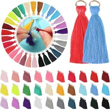Mini Tassel Multi-Color Tiny Handmade Craft Tassels Soft Keychain Charms