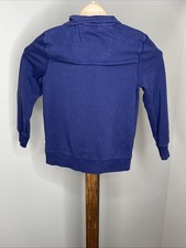Tommy Bahama Kid's Mix  Match Navy Blue 1/4 Zip Pullover Size Medium 7/8