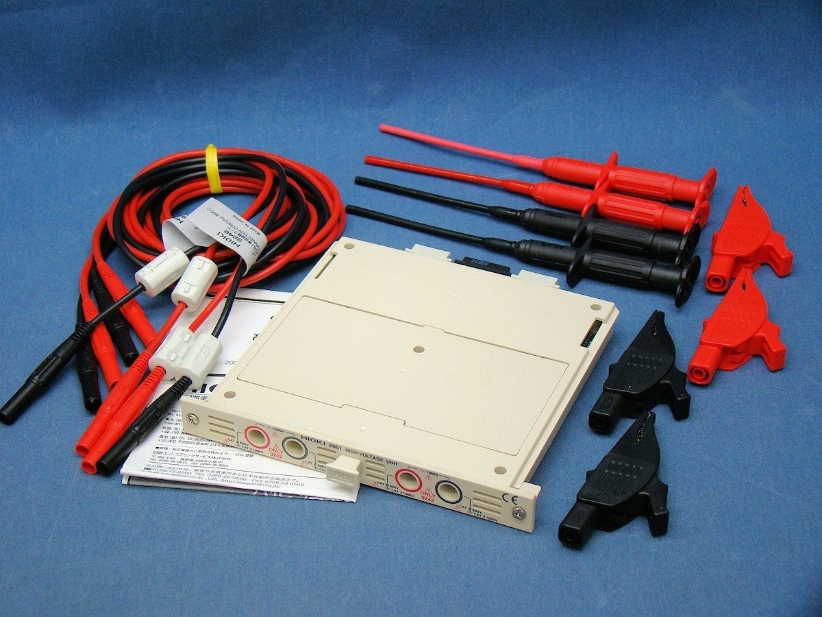 Hioki 8961 High Voltage Unit for Memory HiCorder 8860 8861-50 w/ Leads USED