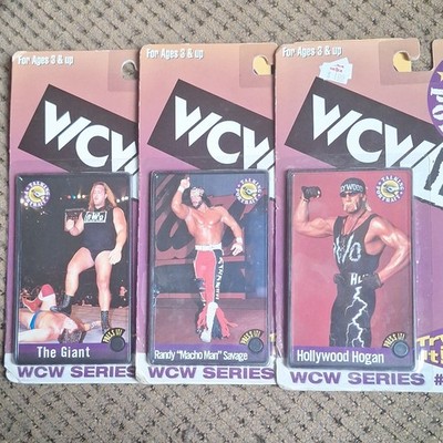 1998 WCW nWo Talking Portrait Series 1 Lot of 3 Hollywood Hogan Savage The Giant
