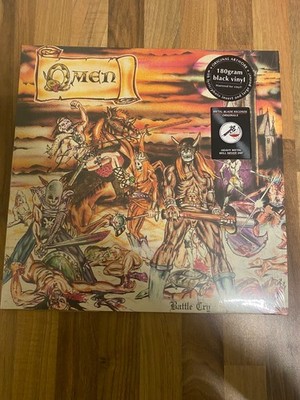 Omen Battle Cry 180Black Vinyl Reissue 2017 Heavy Metal Metal Blade Records